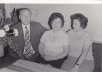 The witness's father-in-law, mother and mother-in-law in 1974 in Liberec
