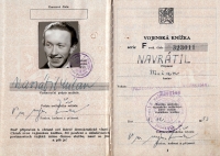 Military ID of Milan Navrátil