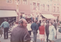 Cïmbalom band Polajka in Torgau, Germany, October 1988