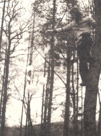 First Jarní báseň – a book, happening in the woods near Útěchov, 3 April 1980