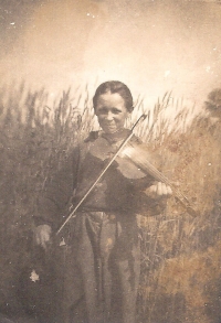 Martin Hrbáč, Hrubá Vrbka, around 1950