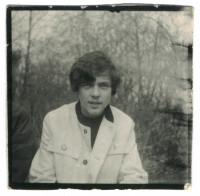 Petr Hejna as a teenager (in 1970)
