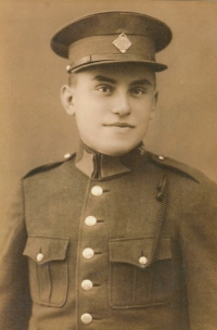 Josef Mlynář (1909–1950), witness's father, ca. 1930