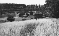 Buildings of the former hrabyně barracks, 1955