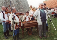 Martin Hrbáč and his ensemble with Ludvík Vaculík as a guest singer. Horňácké Slavnosti Music Festival, Kuželov, after 2000 

