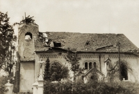 Torso of the church without tower, 1945