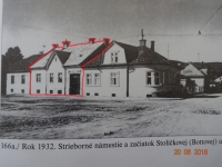 Danzinger family house in Banská Bystrica at the Stříbrné Square in 1932 
