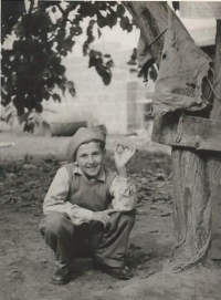 Azriel Dansky in 1951, Ramla
