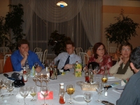 Celebrating Passover with his family, Banská Bystrica, 2004


