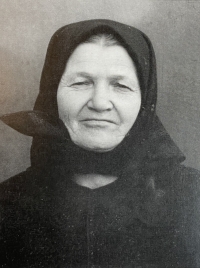 matka pamätníka, Mária Šebeňová, rod. Sečánska