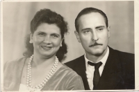 Karel Karika's parents, Karolína a František Karika, in 1965