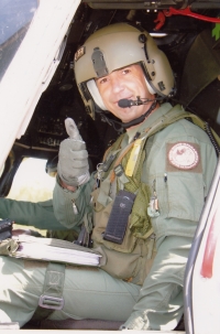 Milan Koutný, helicopter pilot