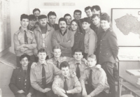 3rd year VVLS SNP, in the middle with moustache instructor Marcel Hrncar