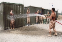 Cooling down at Sharan Base, 2010