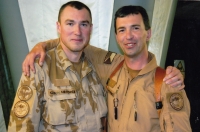 Milan Koutný with a colleague in Afghanistan