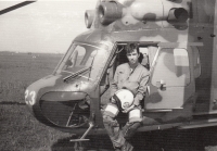 Milan Koutný v letecké škole v roce 1989