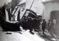 Bernartice shortly after the tragedy