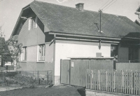 Witness´s native home in Velká Franková in Spiš in 1995