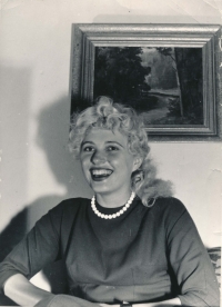 Jana Kuncířová in the first half of the sixties 