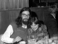 Vladimír and his wife Alena. 1982