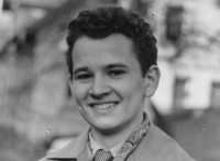 Petr Šída at the times when he did judo. Early 1960's