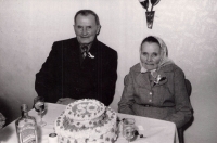 Karel Mráz' parents at their 50th wedding anniversary