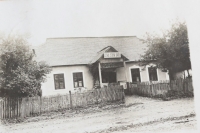 Czech school in Nova Batrad in Subcarpathian Rus in 1930s