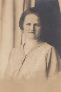 Anežka Strobková - the godmother of Marie Plachá