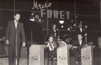 Student band in Brno, 1954