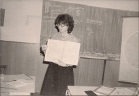 Alena Švandová as a teacher