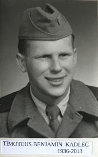 Timoteus, brother of the witness Jan Kadlec, about 1955