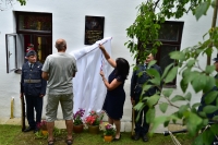 Unveiling of the memorial plaque to Lt. Colonel Adolf Jurman on 21 August 2021
