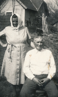 Grandfather and grandmother Černý, maternal grandparents
