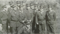 Príslušníci Krajskej vojenskej správy na Tureckom vrchu, 1991.