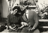 The Kadlecs shortly after their wedding in Sedliště, 1961