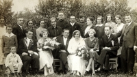 The wedding of Věra's parents (1932)