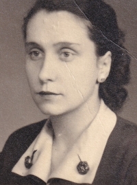 Božena Koreňová in her youth