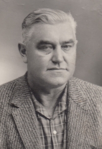 His father Jaroslav Zářecký, around 1965