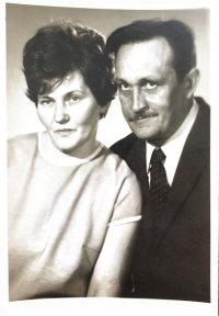 Parents, Karel Hieke and Marie Hieková née Andrášiková, 1980