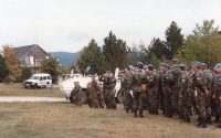 Assembly of the Czech UNPROFOR unit in Yugoslavia, 1993-1994