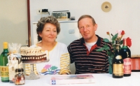 Mr. and Mrs. Falář in the 1990s