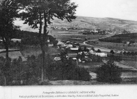 A view of the Šumava village of Zdíkovec during World War II, at the time when Josef Falář was living there 
