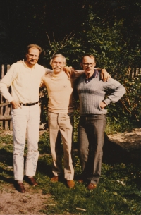 François Brélaz, Ladislav Lis and Miloš Rejchrt, circa 1987