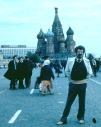 Oldřich Páleníček in Moscow in the year 1986 