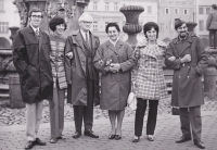 The Kučera family, Jiří Kučera on the right, 1971