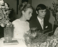 Wedding of Ilona Suková a Jaromír Zima, 1973