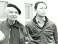 Elmar Kloss with his father