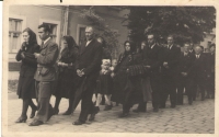 Father´s funeral in June 1948