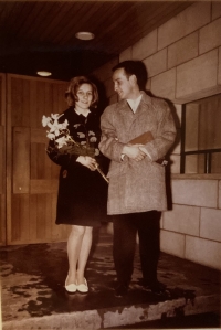 Wedding photo in 1969