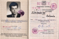Military ID of A. Szkandera